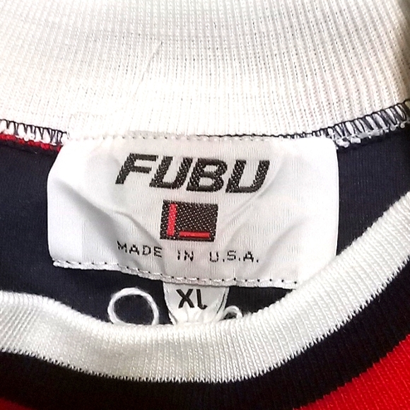 Comfortable & Rare 2pc Dark Blue Short sleeve short set by FUBU - Picture 14 of 16